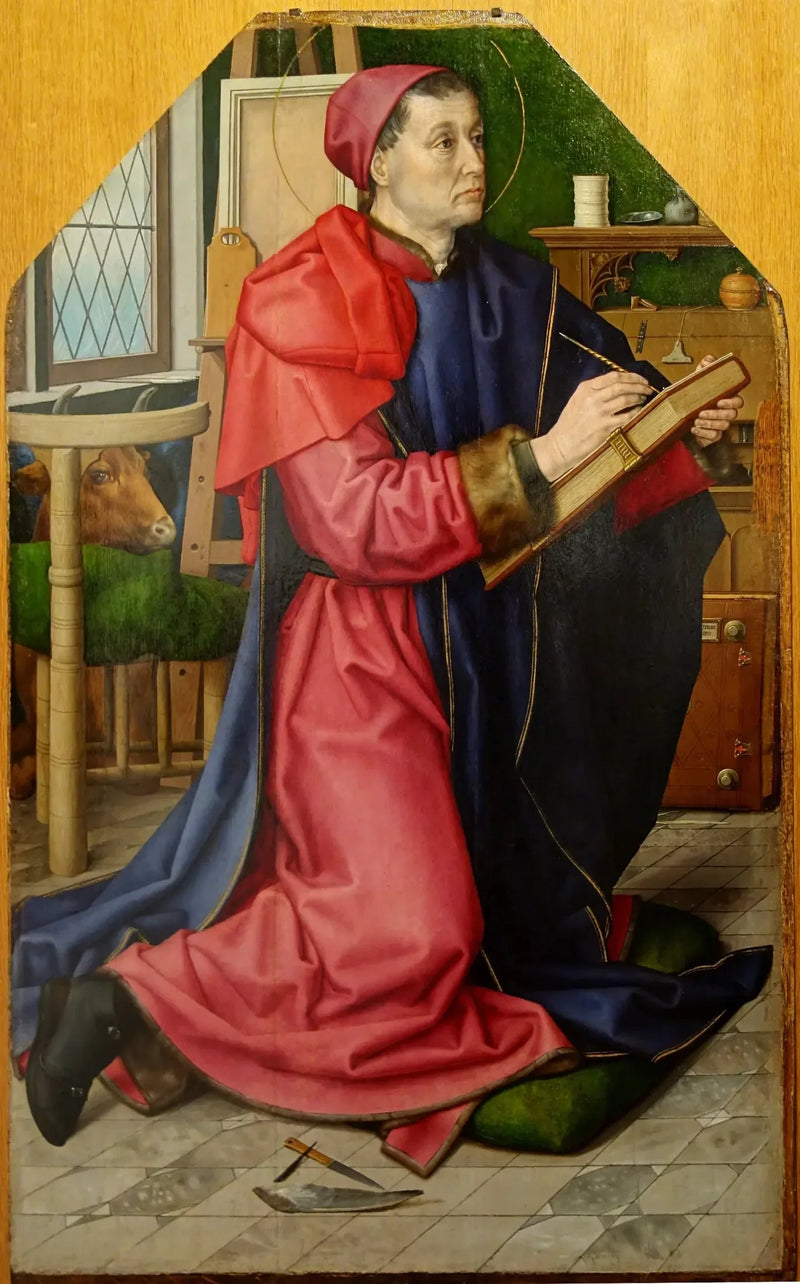 São Lucas pintando a Virgem - Hugo van der Goes