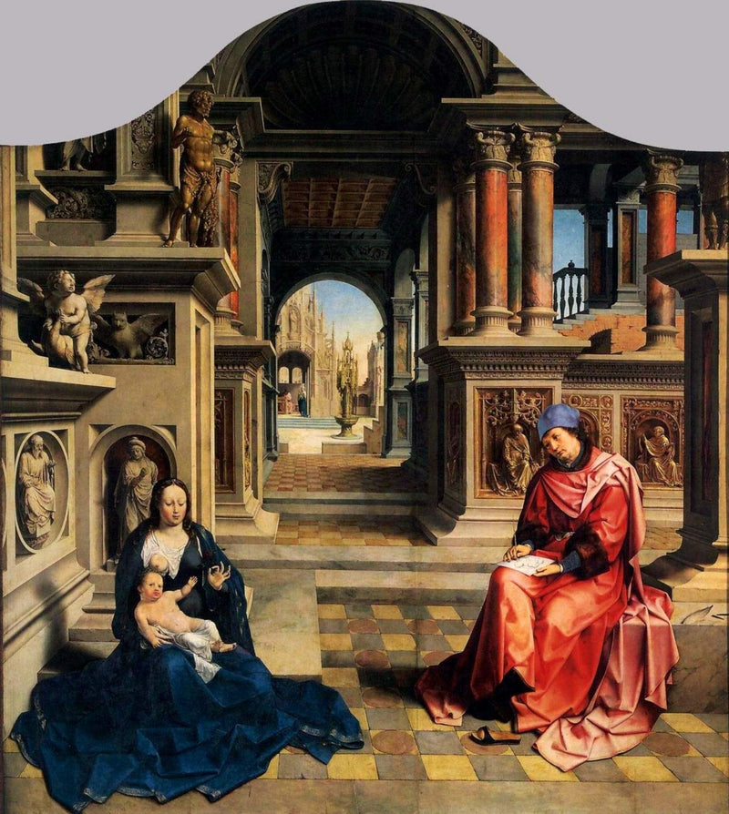 São Lucas pintando a Virgem - Jan Gossaert