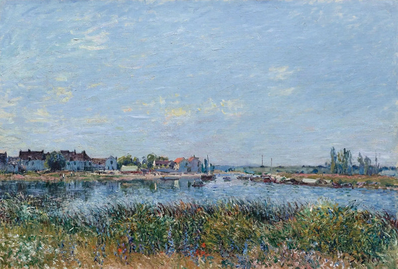 Saint-Mammès de manhã - Alfred Sisley
