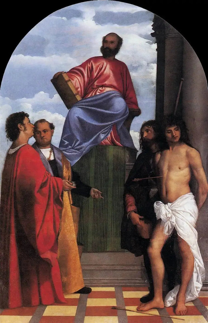 São Marcos em majestade - Titian