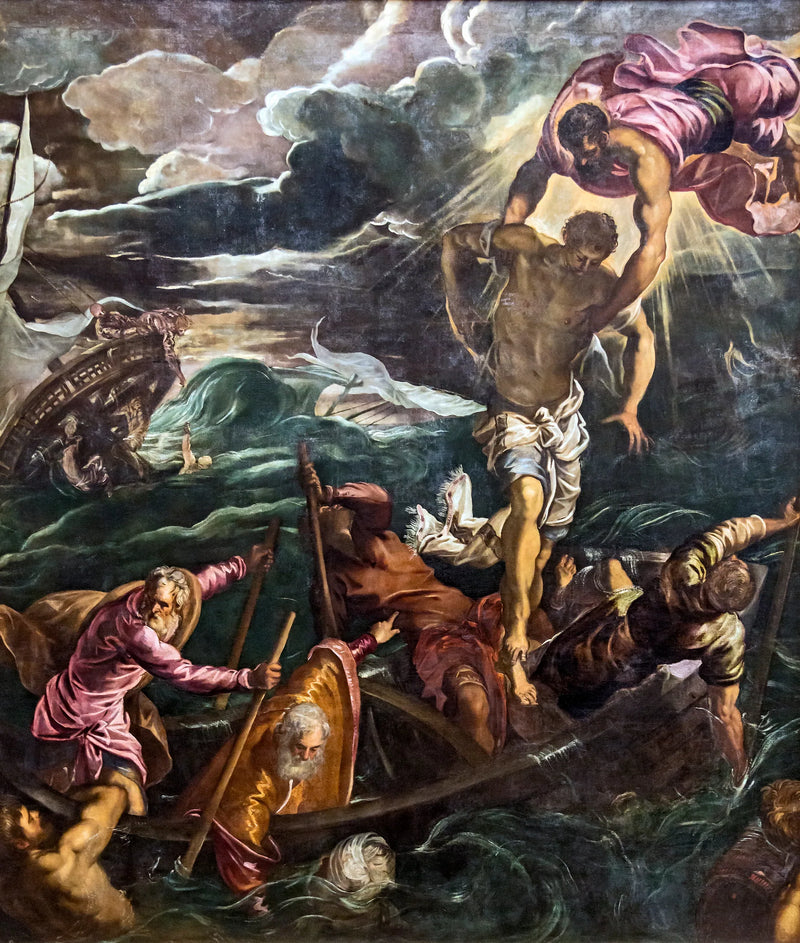 São Marcos salvando um Saraceno do naufrágio - Jacopo Tintoretto