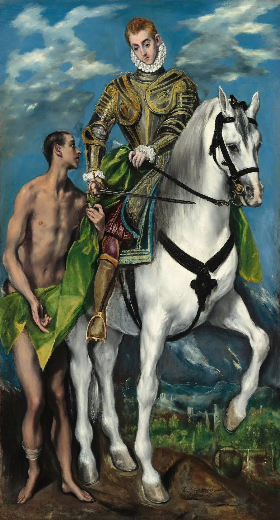 São Martinho e o Mendigo - El Greco