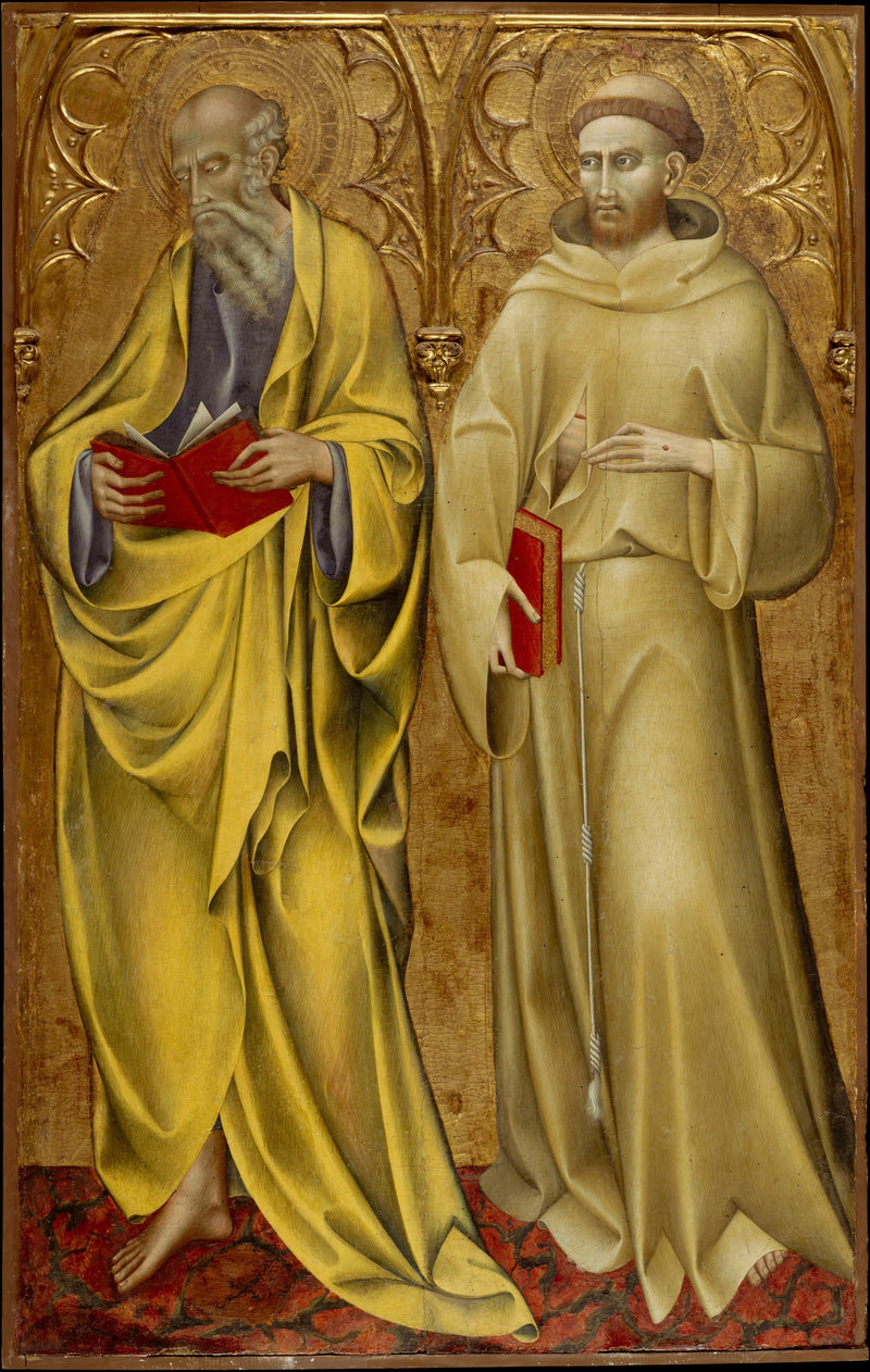 São Mateus e São Francisco - Giovanni di Paolo