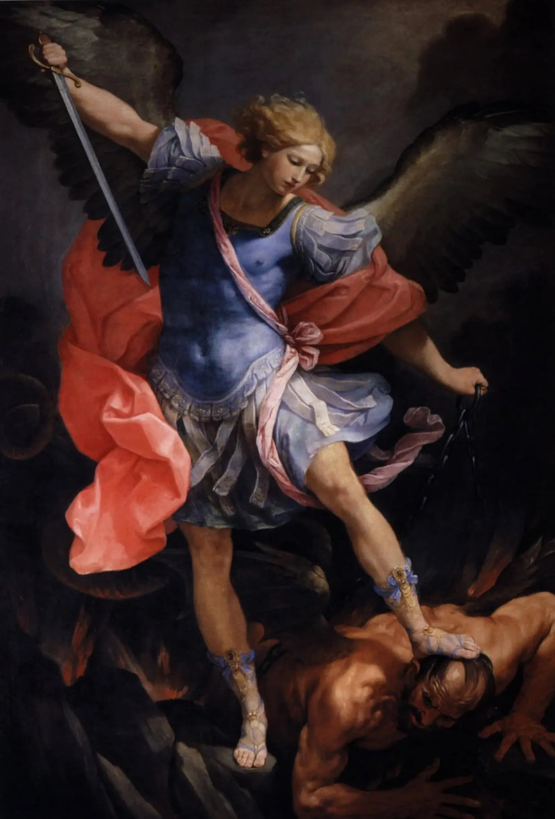 São Miguel Arcanjo derrotando o demônio - Guido Reni