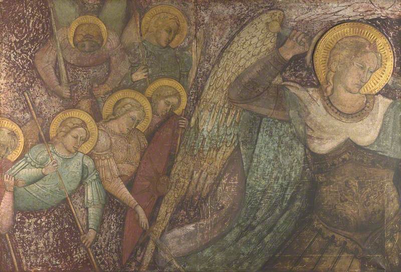 São Miguel e os outros anjos - Spinello Aretino