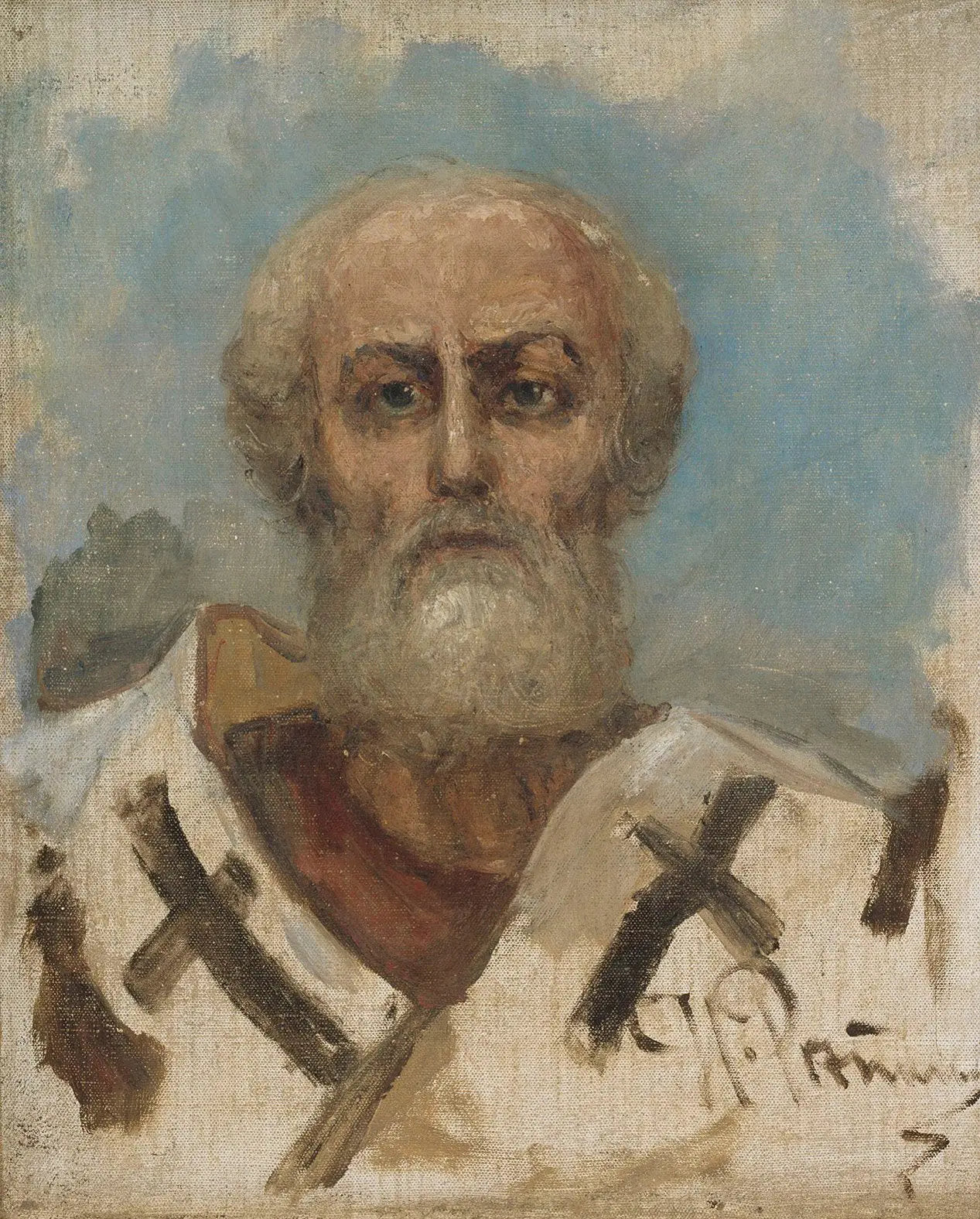 Saint Nicolas croquis - Ilya Repin - Alpha Reproduction