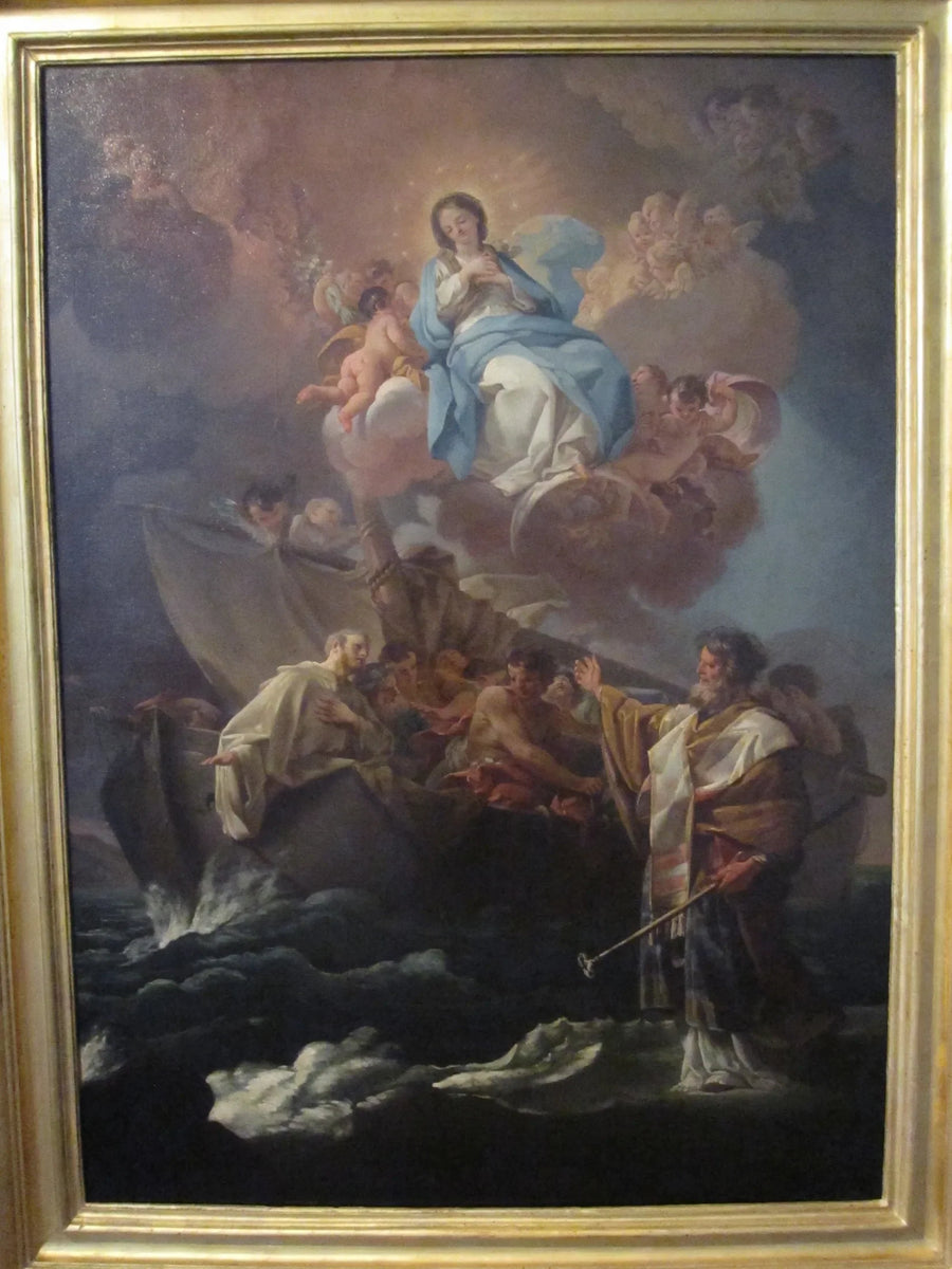 São Nicolau salvando os náufragos - Corrado Giaquinto