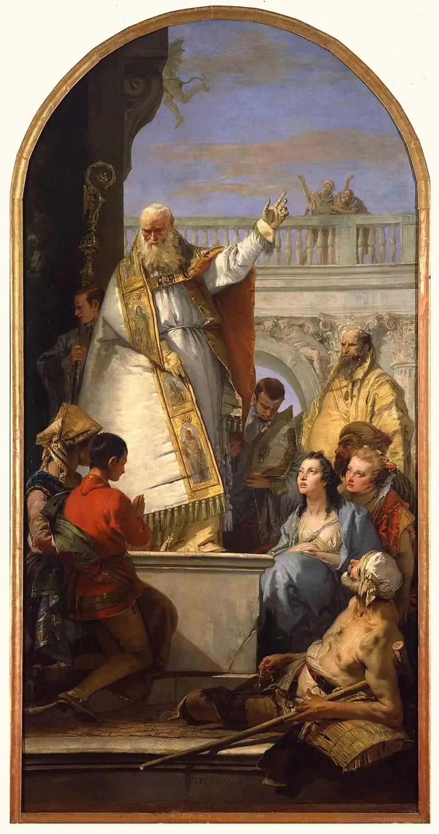 São Patrício, bispo da Irlanda - Giovanni Battista Tiepolo