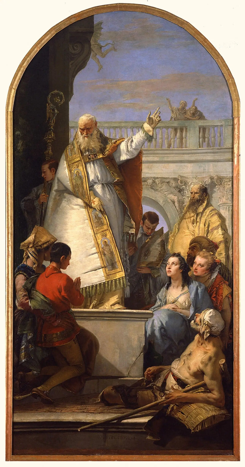 São Patrício, bispo da Irlanda - Giovanni Battista Tiepolo