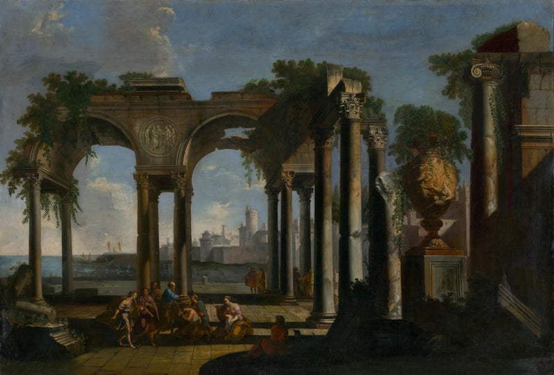 São Paulo pregando no campo - Giovanni Paolo Panini