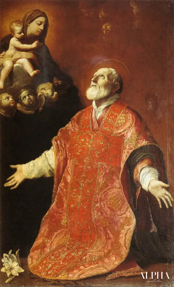 Saint Philippe Neri en extase - Guido Reni Reproductions de tableaux à la peinture à l’huile