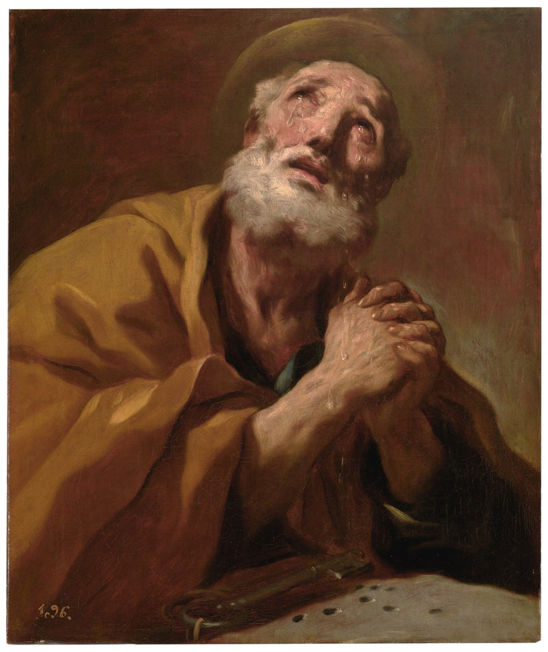 São Pedro em lágrimas - Luca Giordano