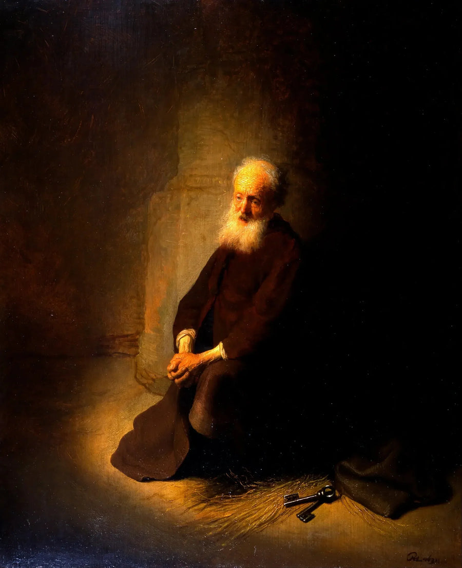 São Pedro na prisão - Rembrandt