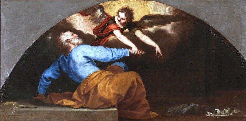 São Pedro Libertado por um Anjo - Alonso Cano