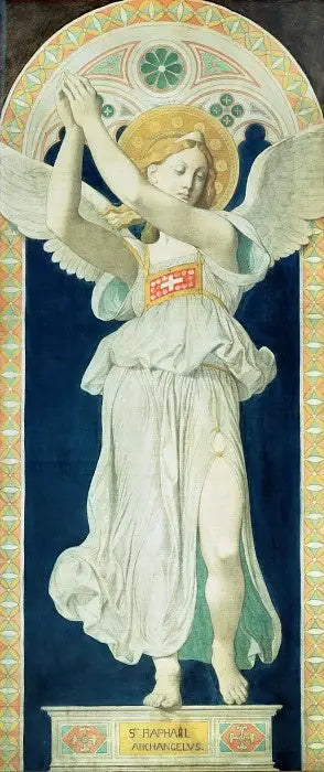 São Rafael, arcanjo - Jean-Auguste-Dominique Ingres