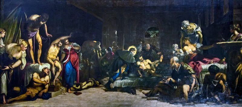 São Roque no hospital - Jacopo Tintoretto