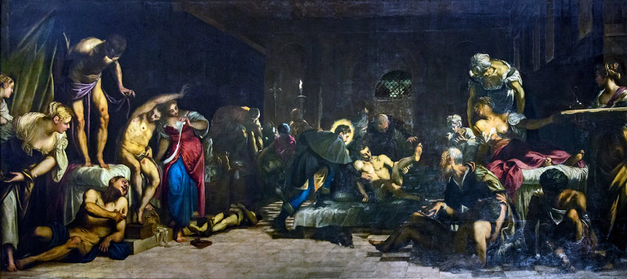 São Roque no hospital - Jacopo Tintoretto