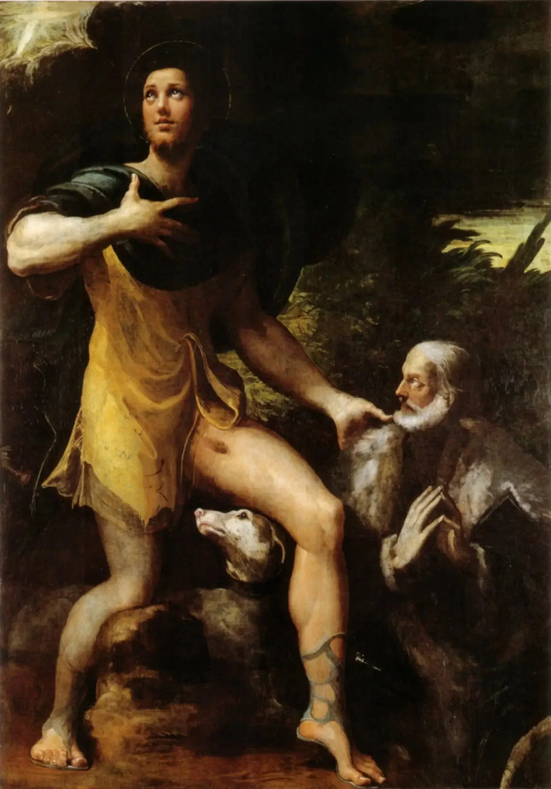 São Roque e um doador - Parmigianino