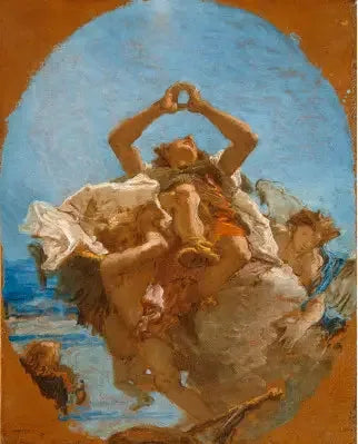 São Roque levado ao céu pelos anjos - Giovanni Battista Tiepolo