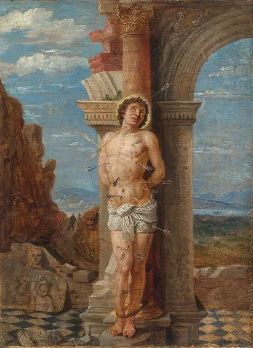 Santo Sebastião (de acordo com Andrea Mantegna) - David Teniers Júnior