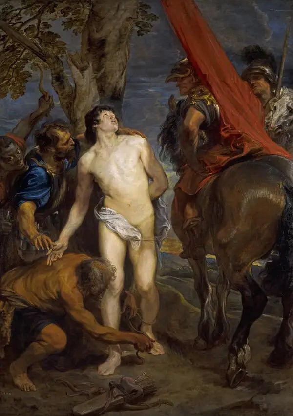 São Sebastião a caminho do martírio - Antoine van Dyck