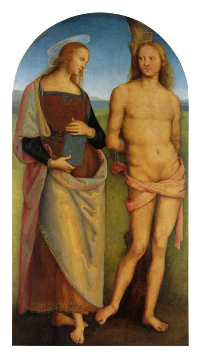 São Sebastião e Santa Apolônia - Pietro Perugino