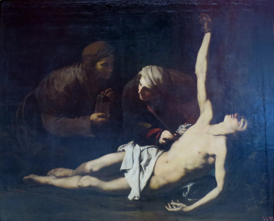 São Sebastião Curado por Santa Irene - Jusepe de Ribera