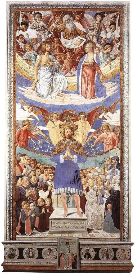 São Sebastião Intercessor - Benozzo Gozzoli