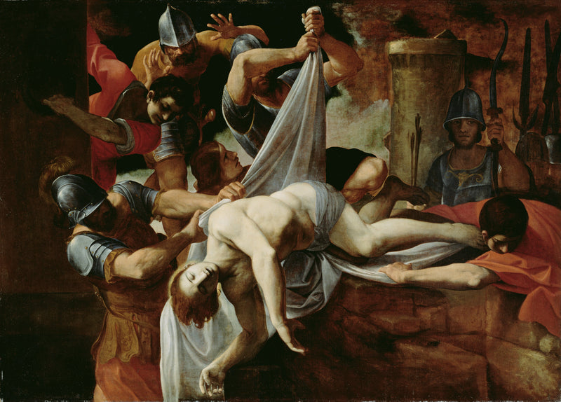 São Sebastião lançado na Cloaca Maxima - Ludovico Carracci