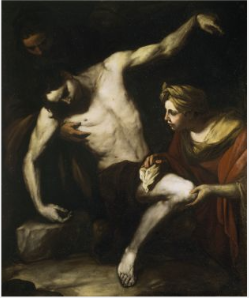 São Sebastião protegido por Santa Irene - Luca Giordano