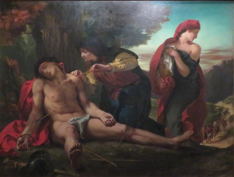 São Sebastião socorrido pelas santas mulheres - Eugène Delacroix