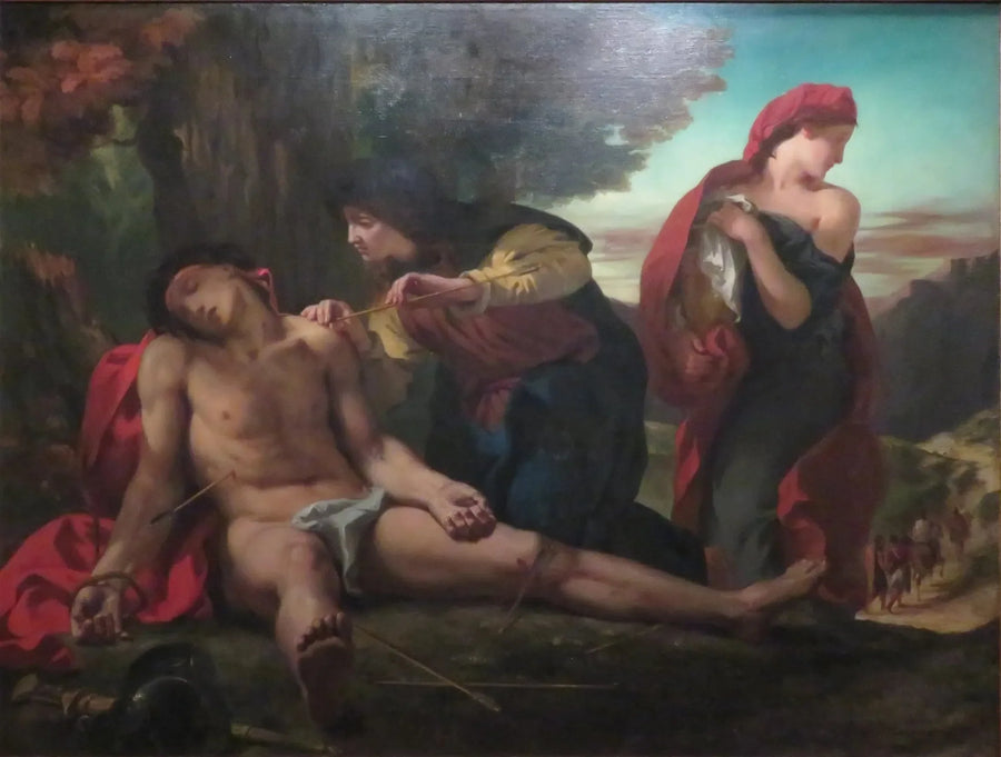 São Sebastião socorrido pelas santas mulheres - Eugène Delacroix