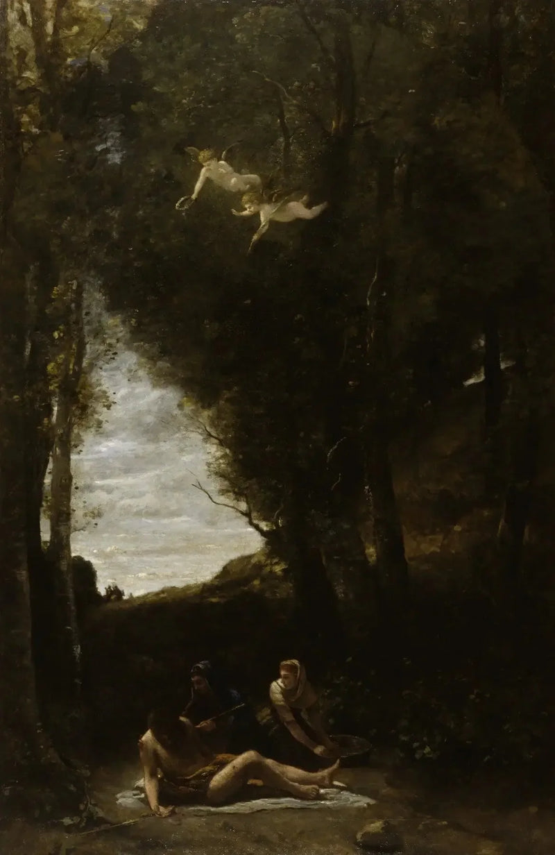 São Sebastião socorrido pelas Santas Mulheres - Jean-Baptiste Camille Corot