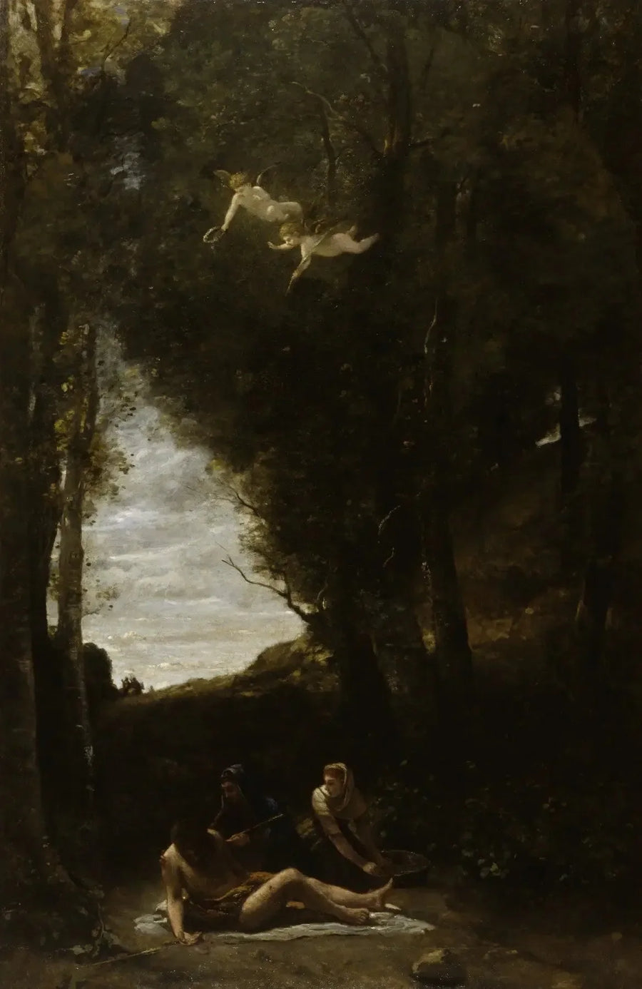 São Sebastião socorrido pelas Santas Mulheres - Jean-Baptiste Camille Corot