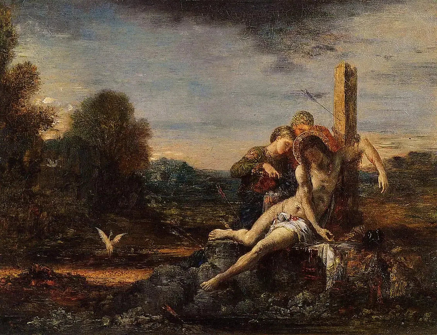 São Sebastião tratado pelas santas mulheres - Gustave Moreau