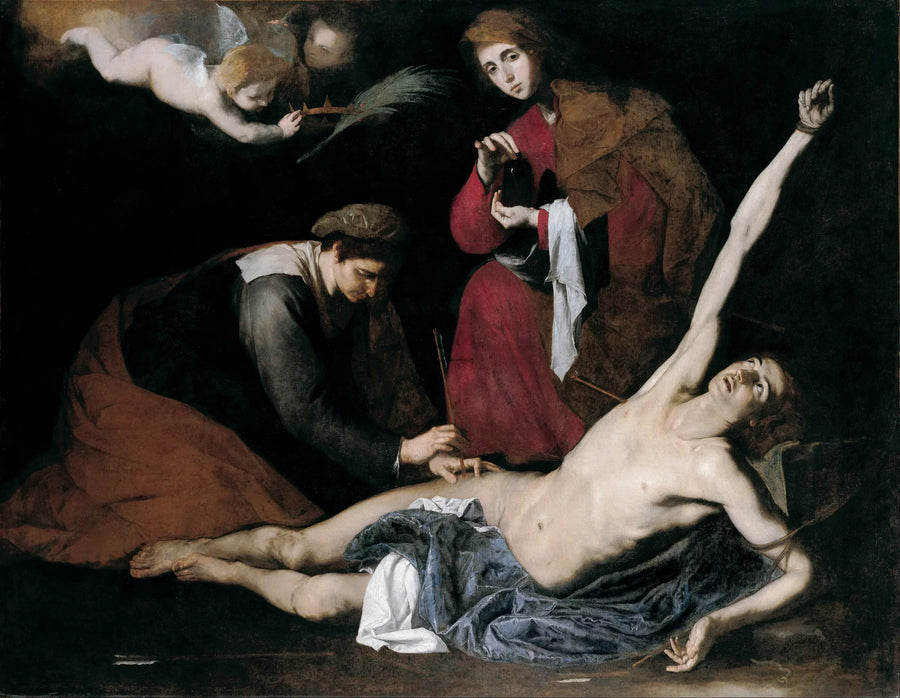 São Sebastião tratado pelas santas mulheres - Jusepe de Ribera
