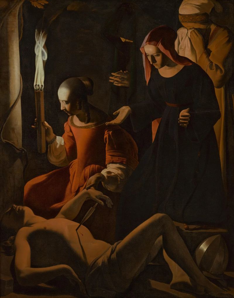 São Sebastião tratado por Santa Irene - Georges de La Tour