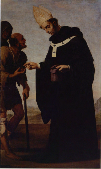 São Tomás de Villanova - Francisco de Zurbarán