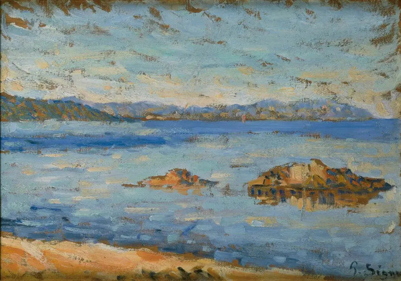 Saint-Tropez, calmo - Paul Signac
