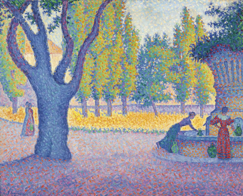 Saint-Tropez, fonte das Lices - Paul Signac