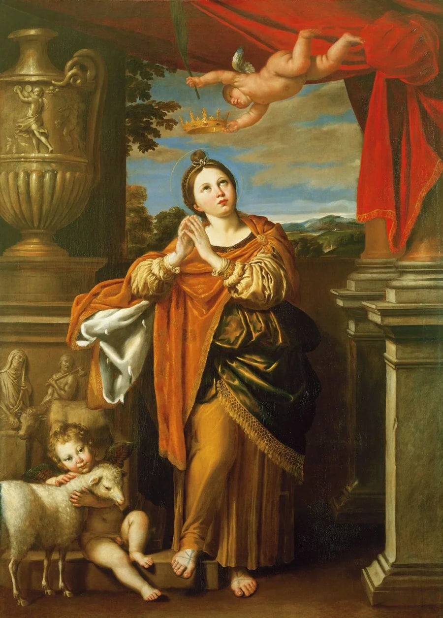 Santa Inês - Domenichino