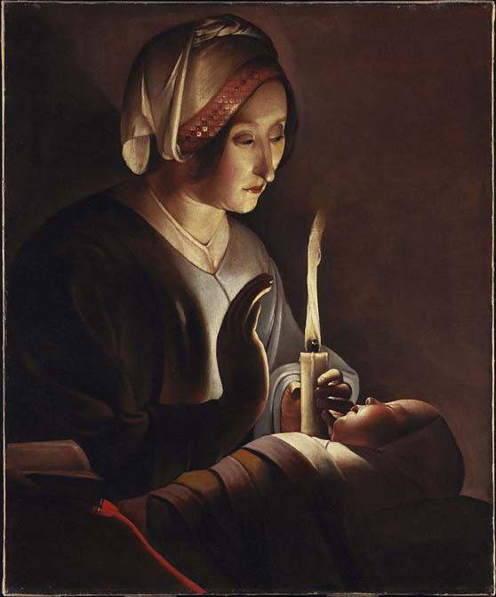 Santa Ana com o Menino Jesus - Georges de La Tour
