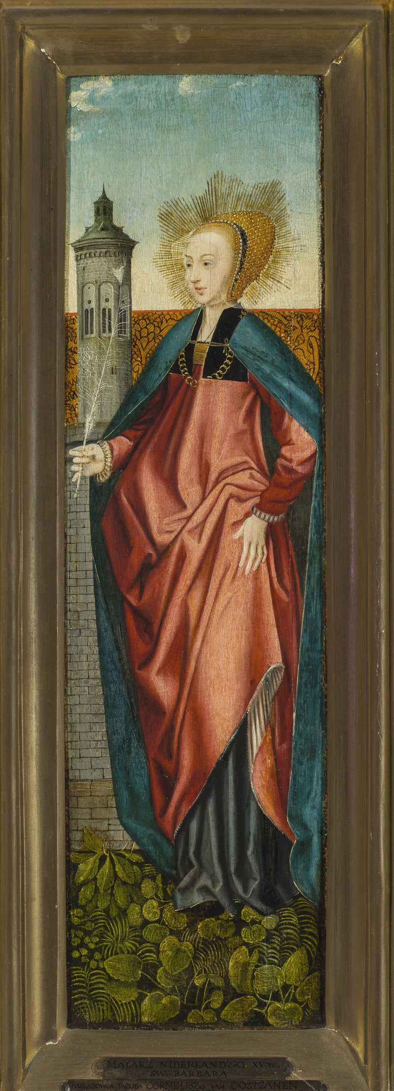 Santa Bárbara - Jacob Cornelisz van Oostsanen