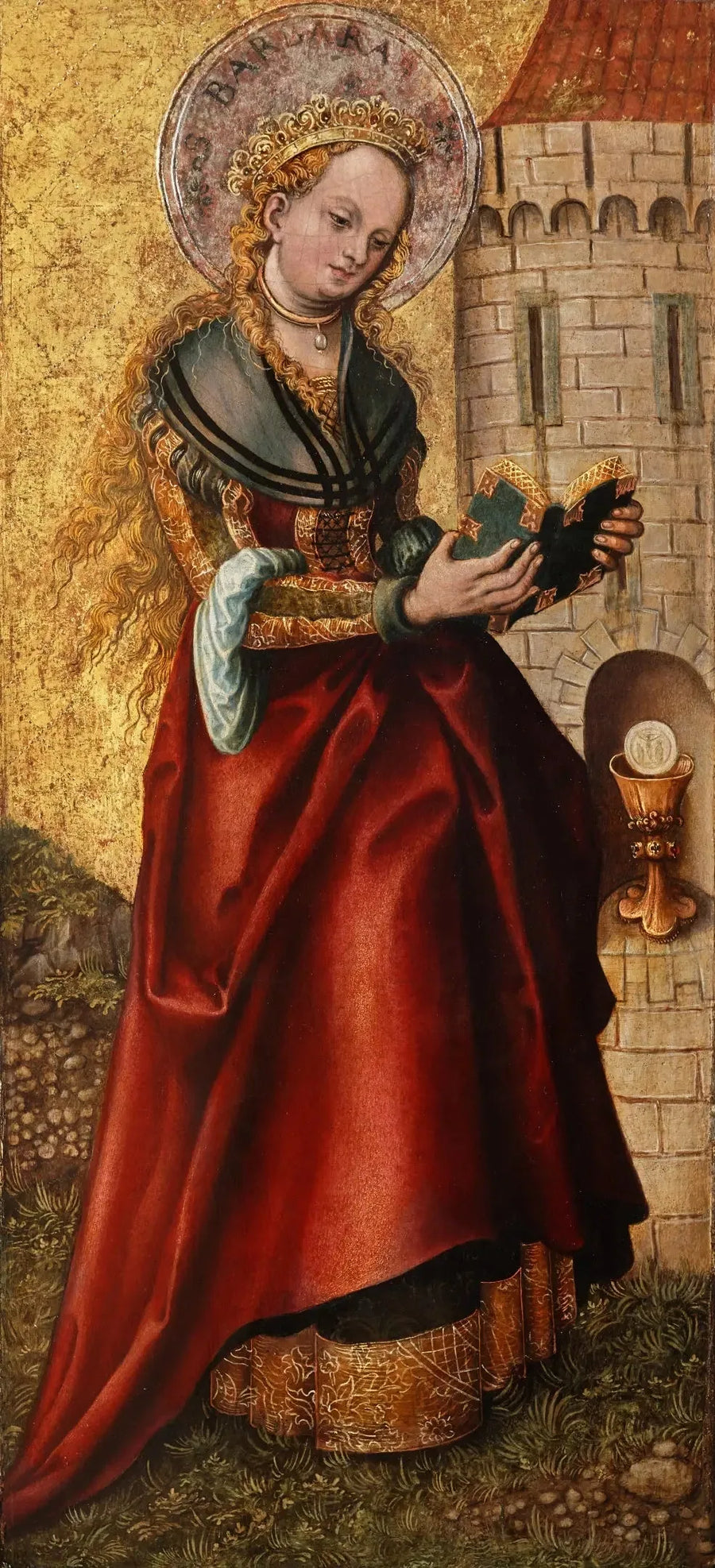 Santa Bárbara - Lucas Cranach, o Velho