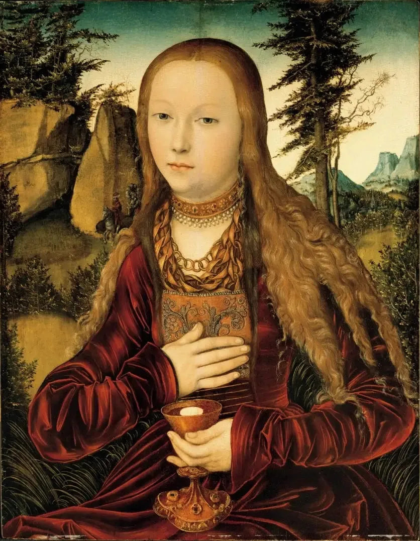 Santa Bárbara - Lucas Cranach, o Velho