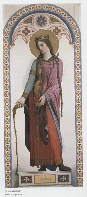 Santa Bathilde de Chelles - Jean-Auguste-Dominique Ingres