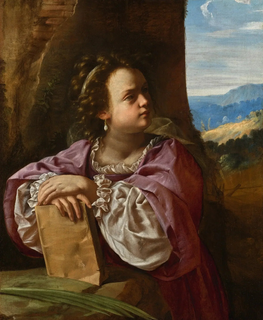 Santa Catarina de Alexandria - Artemisia Gentileschi