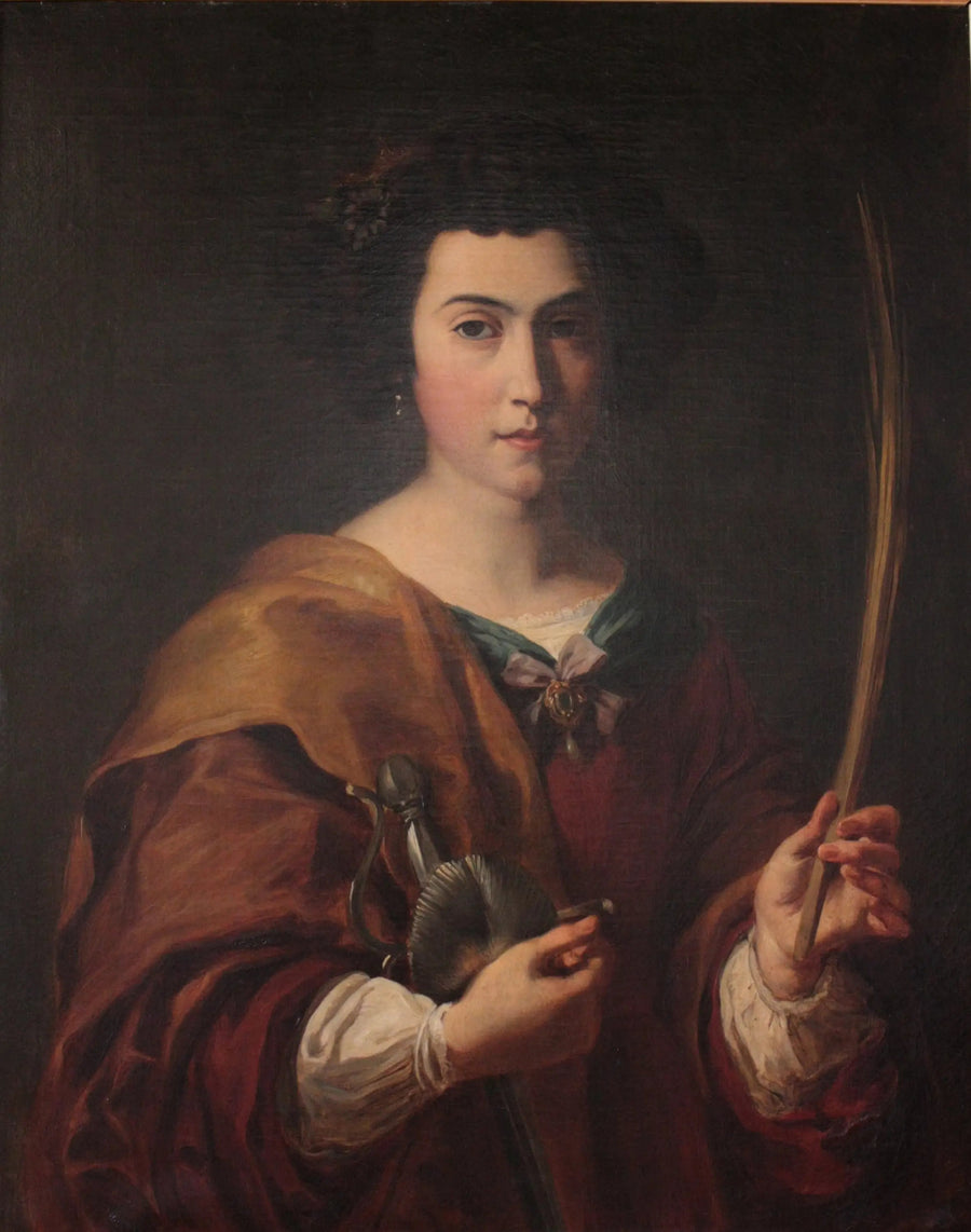 Santa Catarina de Alexandria - Eugène Delacroix
