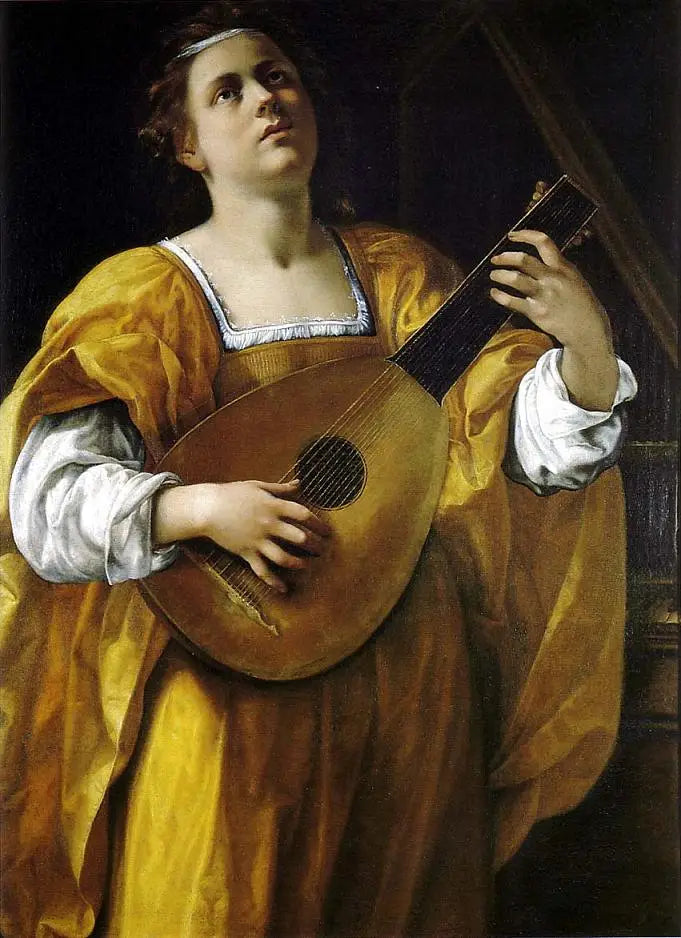 Santa Cécilia - Artemisia Gentileschi