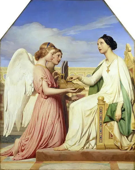 Santa Cecília e os Anjos - Paul Delaroche
